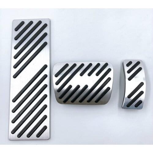 Car Accessory For Audi A4 B6 B7 B8 A5 A6 C5 C6 A7 A8 Q5 AT Accelerator Brake Clutch Footrest Pedal Pad Stickers