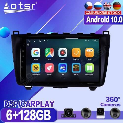For Mazda 6 2008 2009-2012 Car DVD Multimedia Player Recorder Stereo Android Radio GPS Auto Audio Navigation Head Unit No 2 Din