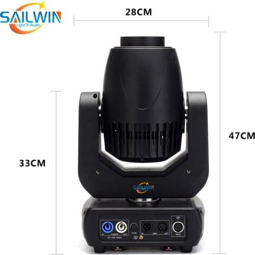 Sailwin Cheap Gobo Lyre 150W LED Moving Head Spot Light DJ Stage Lighting Beam Effect Lights For Wedding Studio Event Club