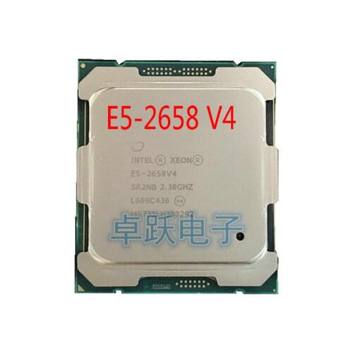 E5-2658 V4 Original Intel Xeon OEM version E5-2658V4 CPU 14-core 2.30GHZ 35MB LGA201-3 E5 2658V4 processor free shipping