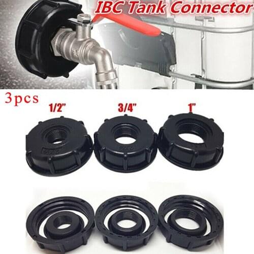 Tool IBC Tank Connector Part Useful 3pcs/Set Water Tote Tank Coarse Thread