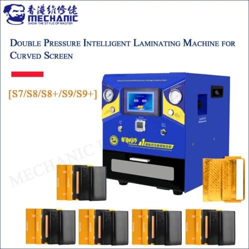 MECHANIC Double Pressure Intelligent Laminating Machine for Curved Screen with mold For samsung HUAWEI VIVO OPPO screen repair