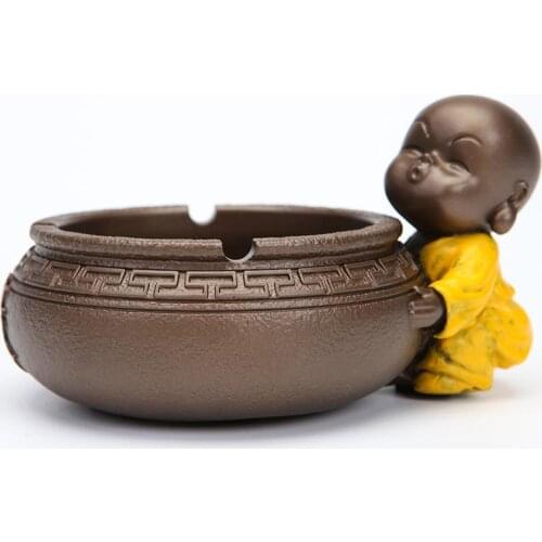 Fashion ashtray resin ashtray small fleshy flower pots bonsai flowerpot