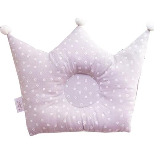2020 New Baby Shaping Pillow Prevent Flat Head Infants Crown Dot Bedding Pillows Newborn Boy Girl Room Decoration Accessories