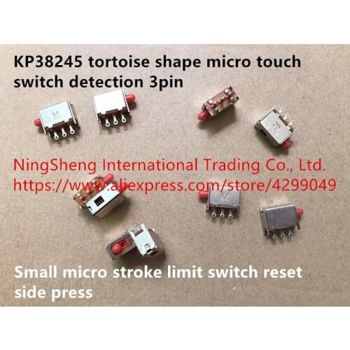 Original new 100% KP38245 tortoise shape micro touch switch detection 3pin small micro stroke limit switch reset side press