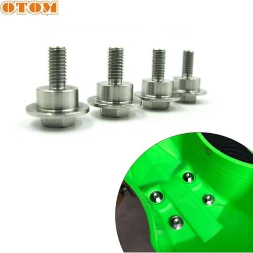 OTOM For KAWASAKI KXF Motorcycle Front Fender Mudguard Bolts Extension Splash Guard Mudflap Front Extendar Mount Screws Nuts Kit