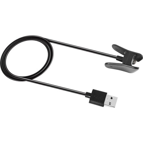 Plastic Charging Cradle Clip Smart Watch 1m USB Charger Data Cable Wire Cord for Garmin Vivosmart 4 Watch