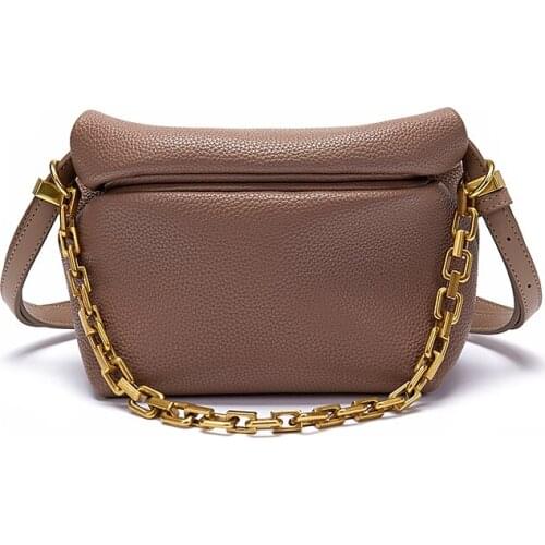 Vintage Brand Womens Leather Handbag Genuine Real Leather Wide Strap Female Shoulder Bag Band Sangle Bucket Luxury Ladies K67