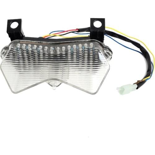 NICECNC Rear LED Light Taillight Turn Signals Indicator Lamp For KAWASAKI ZX-6R ZX-6RR ZX6R-636 Z750S 2003-2004 Z1000 2003-2006