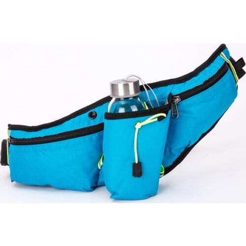 10PCS / LOT New High Quality Nylon Riding Kettle Waist Bag Sports Running Pocket Waist Packs