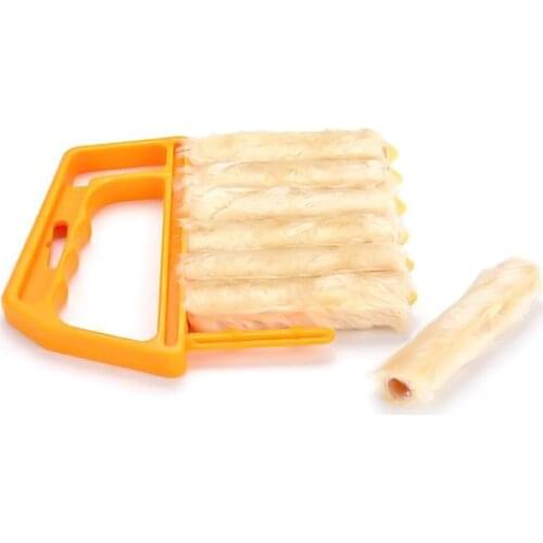 13.5x16CM Curtains Roller Blinds for Kitchen Windows Blackout Shutters Cleaning Brush Sweeping Creative Removable Washable Vent