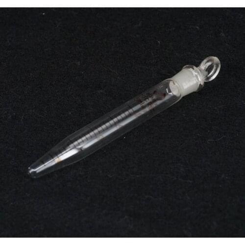 5ml Lab Glass Conical Bottom Centrifuge Tube Scaled With Stopper Chemical Ware