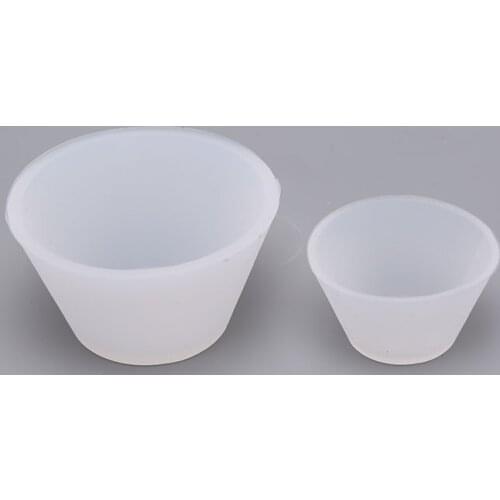 5Pcs Silicone Distribution Cup Resin Glue Tools Glue Distribution Cup Crystal Scale Jewelry Tools Resin Molds For Jewelry