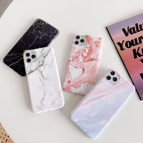 Retro marble Abstract line art Japanese Phone Case for apple iPhone 12 11 Pro Max Xr Xs Max 7 8 Plus 7Plus case Cute Soft cover