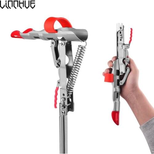 LINNHUE Fishing Rod Holder Spring Automatic Fishing Full Stainless Steel Tackle Storage Outdoor Fishing Accessories Bracket