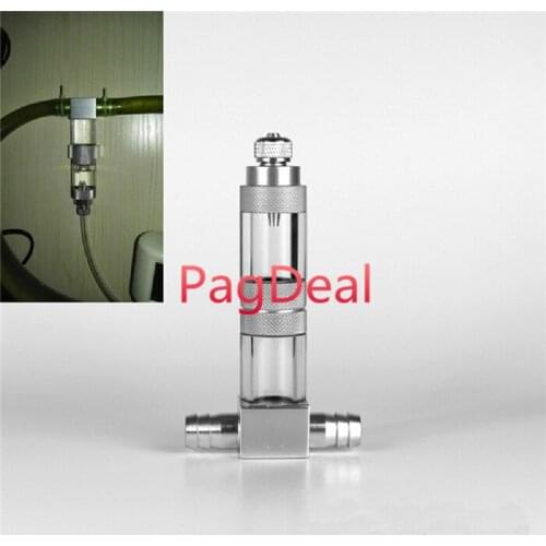 Stainless Steel 12/16mm 16/22 External U-Tubes Aquarium Planted Fish Tank CO2 Diffuser Atomizer Regulator Reactor Generator Kit