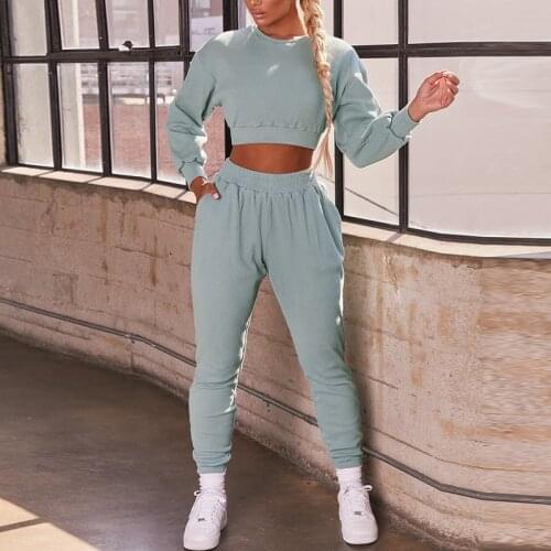 Women Plus Size Two Piece Sets Pants and Tops Tracksuit Outfits Female Casual Suit Sportswear Long Sleeve Pullovers Trousers