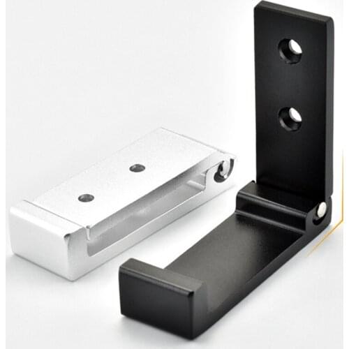 Folding Hooks Wall Door Clothes Coat Hat Bags Hangers Aluminum Alloy Kitchen Bathroom Rustproof Towel Hooks Foldable Single Hook