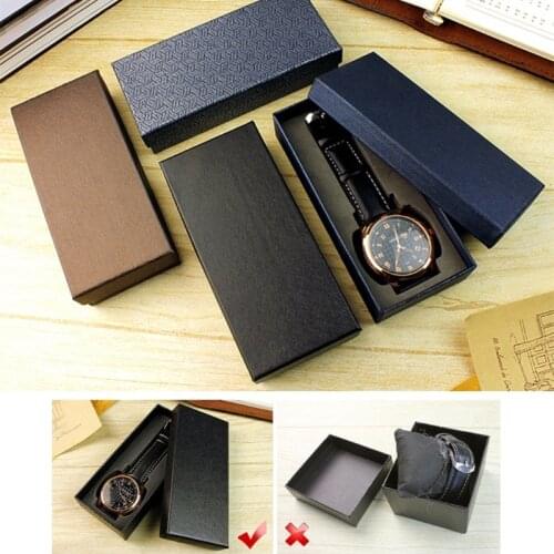 Watch Box Storage Case Long Type Jewelry Display Gifts Packing Organizer Elegant