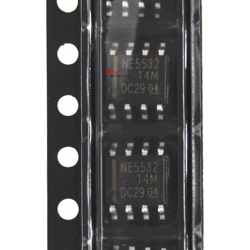 10PCS Audio Operational Amplifier N5532 NE5532 NE5532D NE5532DR SOP-8 NEW