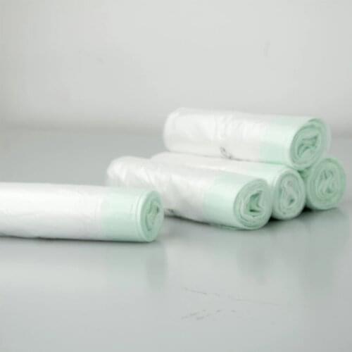 100Pcs Portable Baby Potty Cleaning Bags Training Seat Baby Toilet Seat Bin Bags Travel Potty Liners Disposable With Drawstring