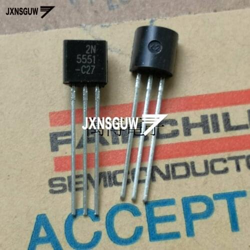 10pair 2N5401 2N5551 TO-92 Transistor 5401 5551 Audio pair tube power 2N5401/2N5551 Transistor Triode Taping dark word FAIRCHILD