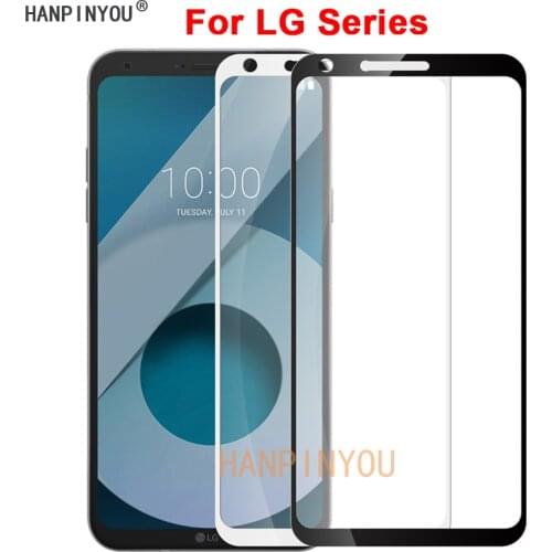 For LG V20 V30 V40 Q6 Q7 G6 G7 K10 K8 2018 Stylo 4 2.5D Ultra Thin Full Cover Premium Tempered Glass Front Screen Protector Film