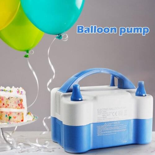 Balloon Air Pump Electric High Power Two Nozzle Air Blower Balloon Inflator Pump Fast Portable Inflatable Tool VODOOL Brand