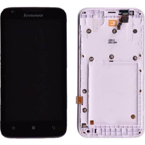 A680 LCD for Lenovo A680 LCD Display and Touch Screen Digitizer Assembly With Frame A680 5.0 inch LCD Display Replacement parts