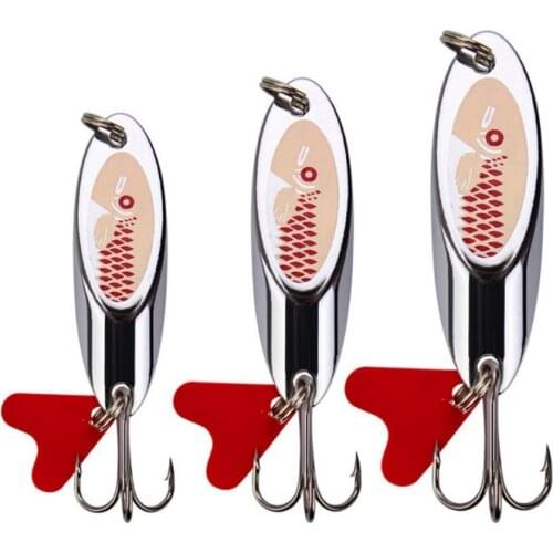 1PCS Lure 7-21g Hard Bait Metal Spinner Spoon Trout Fishing Sequins Noise Paillette Artificial Bait Small Hard Spinner