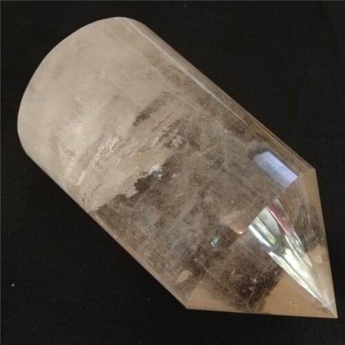 128sides 140mm New top quality AAAAA+ healing quartz crystal stones and minerals carved chakra clear quartz double point wand