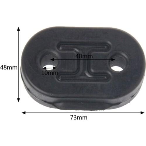 40GF 2x Heavy Duty Exhaust Hanger Bushing Support 2 Holes Bracket Rubber Mount