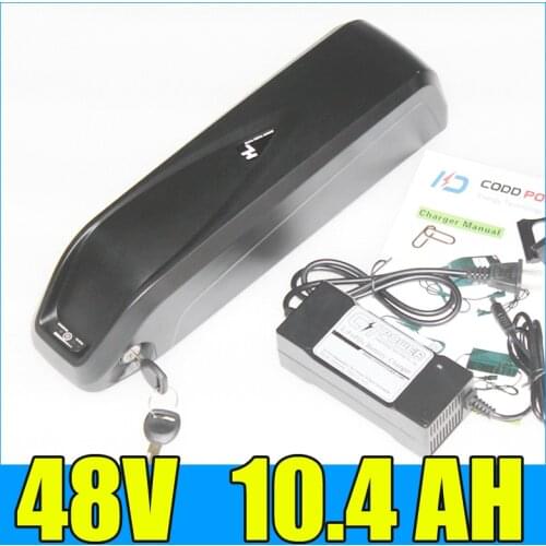 48v bafang battery 48v 10.4ah lithium electric bike battery BBS02 BBS03 BBSHD battery down tube Hailong 8Fun battery pack