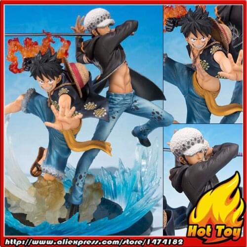 BANDAI Tamashii Nations Figuarts ZERO Collection Figure - Monkey D. Luffy & Trafalgar Law -5th Anniversary Edition- "ONE PIECE"