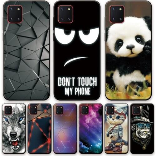 For Samsung Note 10 Lite Case Cover Marble Case Note 10 Lite Black Soft Silicone Cases for Samsung Galaxy Note10 Lite Case 6.7"