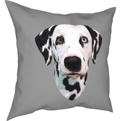 Dalmatian Dog Spotted Puppy Throw Pillow Cover Throw Pillow Funny Pillowcover Home Decor