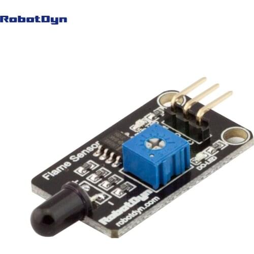 Flame/ Fire Sensor with analog output, compatible for Arduino, STM32, RAspberry PI projects