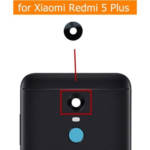 2pcs for Xiaomi Redmi 5 Plus Camera Glass Lens for Xiaomi Redmi 5plus Global Rear Main Camera Glass Lens Replacement Repair Part