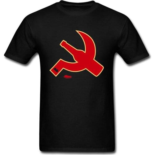 Simple Logo T-shirt Custom Men Tshirt C C C P Tees Red USSR Symbol Print Tops Latest Male Cotton T Shirts CCCP Clothes XXXL