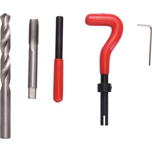 15 PCS Thread Repair Tool M12x1.25 M12x1.5 M12x1.75 Car Accessory Maintenance Kit Set Recoil Thread Inserts Installation Kit