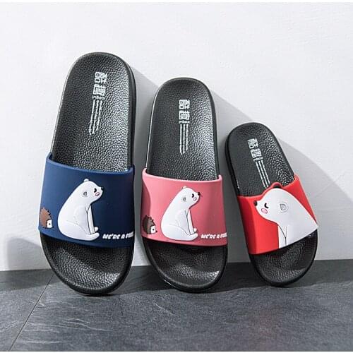 Cartoon Parent-child Slippers Indoor Bath Non-slip Bath Shoes Man Slippers Men Home Slippers Man Shoes Shower Slippers