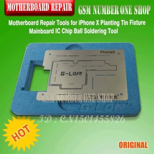 2018 new Phone Logic Board Repair Tool for iPhone X Planting Tin Fixture Motherboard IC Chip Ball Soldering Net Hand Tool