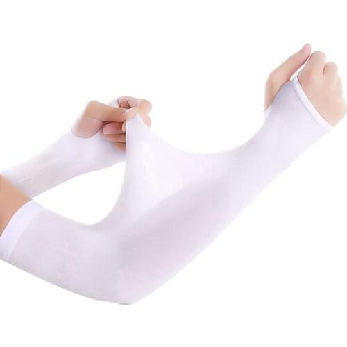 Unisex Cooling Arm Sleeves Cycling Running UV Sun Protection Outdoor Cool Arm Sleeves for Hide Tattoos