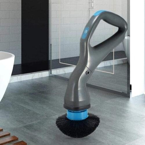 Portable Electric Spin Scrubber Turbo Scrub Cleaning Brush 4 Replaceable Brush Head Bathroom Cleaner Brush