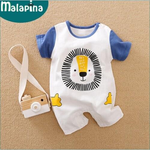 Malapina Spring Baby Boys Girls Romper Clothes Onesie Cartoon Cotton Soft Jumpsuit Overalls Infant Outfit Toddler Casual Costume
