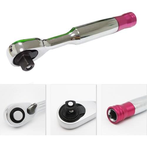 1/4 Inch Mini 100mm Torque Rachet Wrench Bicycle Repair Tool Vehicle Bike Socket Wrench Kit Tool