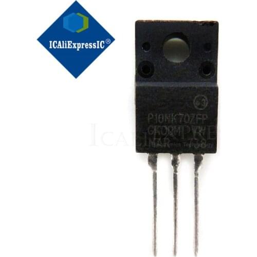 10PCS STP10NK70ZFP P10NK70ZFP N-channel field effect TO-220F new original In Stock