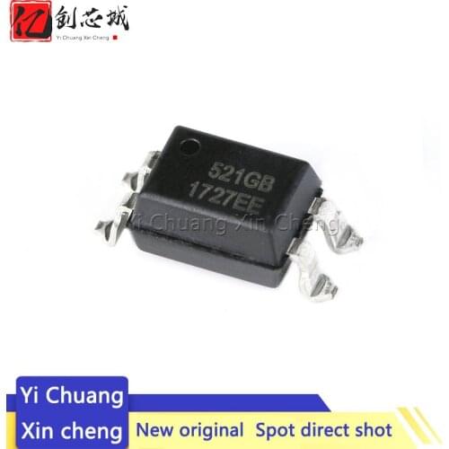 10PCS TLP521-1GB TLP521-1 P521 P521-1 SOP-4 SMD HIGH DENSITY MOUNTING PHOTOTRANSISTOR OPTICALLY COUPLED ISOLATORS