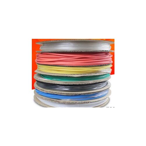 3mm 3.5mm Red Green Blue Yellow White Black Clear heat shrinkable tubing heat shrink tubing Connector ROHS x 200Mtr