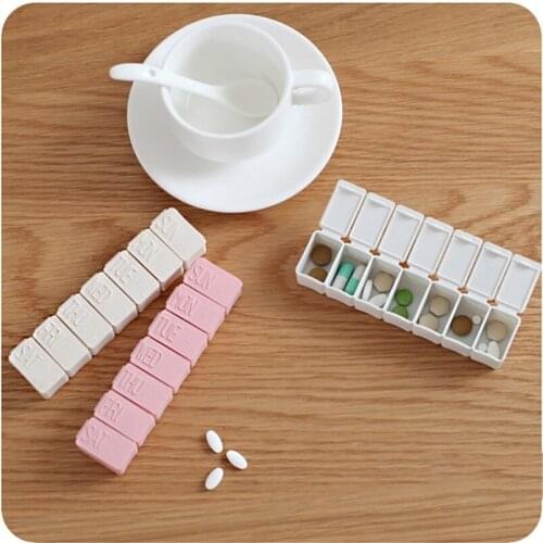 7 Day Weekly Pill Medicine Box Holder Storage Organizer Container Case Portable